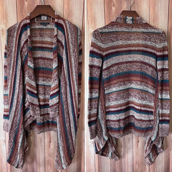 AMERICAN EAGLE Open Waterfall Cardigan Size S (Bx 11) - Picture 1 of 8
